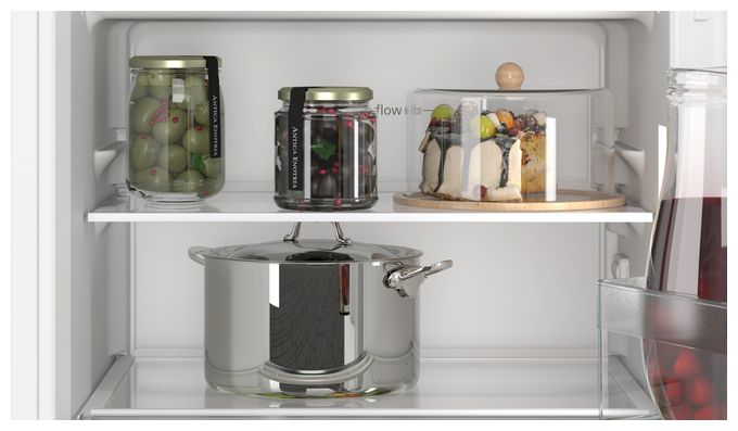 104 l 88 cm Einbaukühlschrank EEK: E 144 kWh Jahr iQ100 KI22LNSE0 Schlepptür 