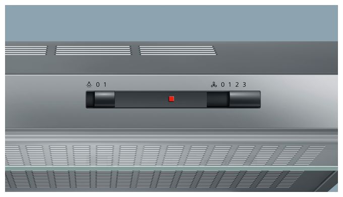 Abluft/Umluft Dunstabzugshaube/Esse Wand 60 cm (Silber) iQ100 LU62LFA51 