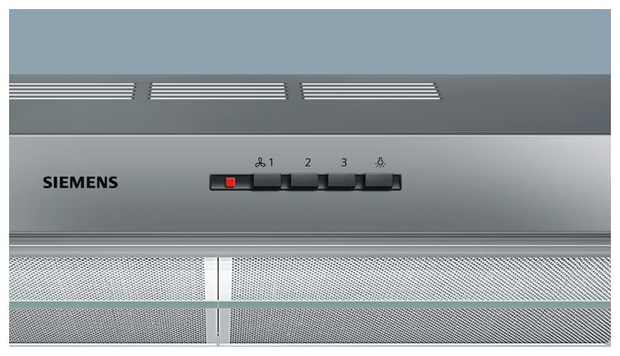 Abluft/Umluft Dunstabzugshaube/Esse Unterbau 60 cm (Edelstahl) iQ100 LU63LCC50 