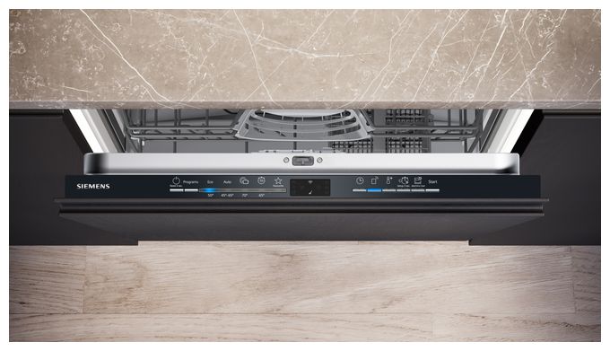 60 cm Geschirrspüler vollintegriert (ohne Front) Leise 13 Maßgedecke aquaStop Funktion Wärmetauscher iQ100 SN61HX01TE 
