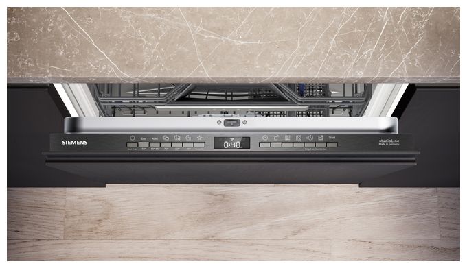 60 cm Geschirrspüler vollintegriert (ohne Front) sehr leise 13 Maßgedecke aquaStop Funktion iQ300 SX63E810BE 
