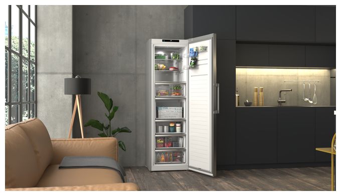 334 l Gefrierschrank 171 kWh Jahr NoFrost  iQ300 GS36NVICG (Stahl) 