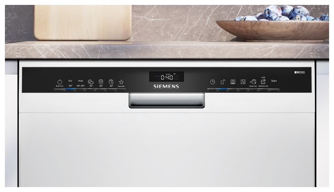 60 cm Geschirrspüler unterbaufähig Leise 13 Maßgedecke aquaStop Funktion Wärmetauscher iQ300 SN43HW03TE 