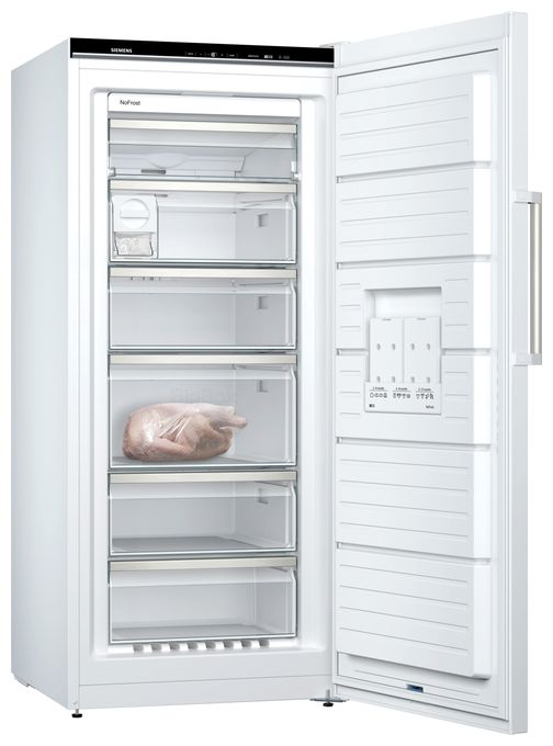 290 l Gefrierschrank 161 kWh Jahr NoFrost  iQ500 GS51NAWCV (Weiß) 