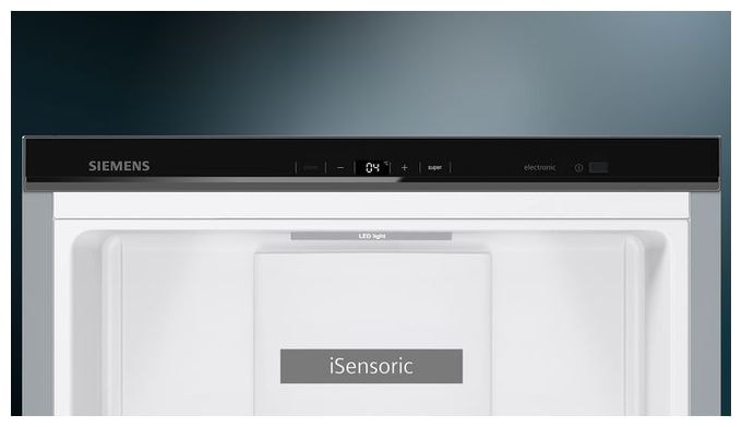 Side-by-Side Kühl-/ Gefrierkombination 309 l / 242 l NoFrost  iQ500 KA95FPIEP Europäischer (Edelstahl) 