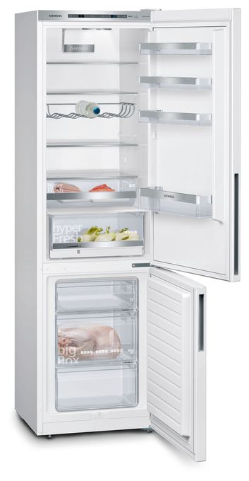 249 l / 94 l Kühl-Gefrierkombi freistehend 149 kWh Jahr  iQ500 KG39EAWCA (Weiß) 