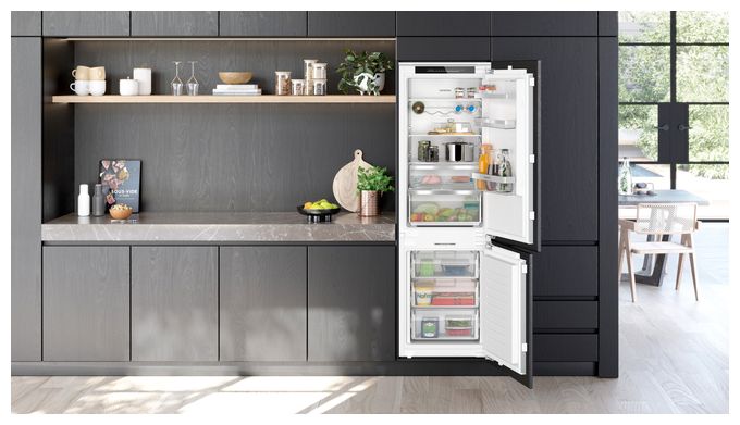 184 l / 76 l 177,5 cm Einbau Kühl-/Gefrierkombination 186 kWh NoFrost iQ500 KI86NADD0 