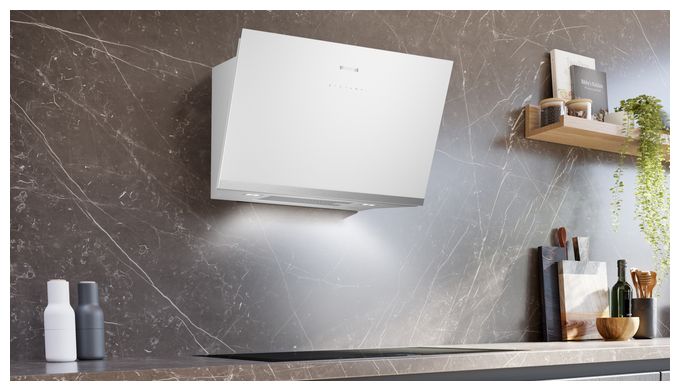 Abluft/Umluft Dunstabzugshaube/Esse Wand 80 cm (Weiß) iQ500 LC81KAN20 