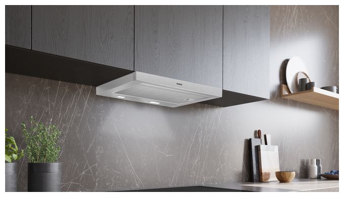 Abluft/Umluft Dunstabzugshaube/Esse Einbau 60 cm (Edelstahl) iQ500 LI67RA561 