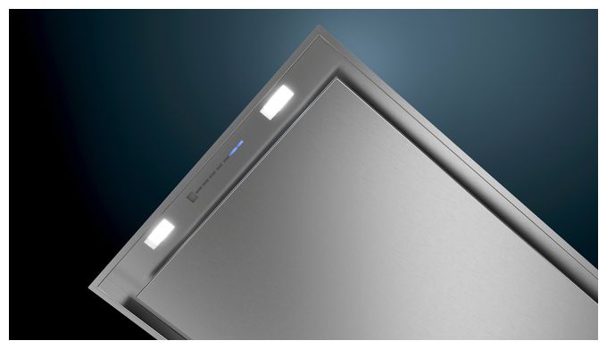 Abluft/Umluft Dunstabzugshaube/Esse Decke 90 cm (Schwarz, Silber) iQ500 LR97CAQ50 