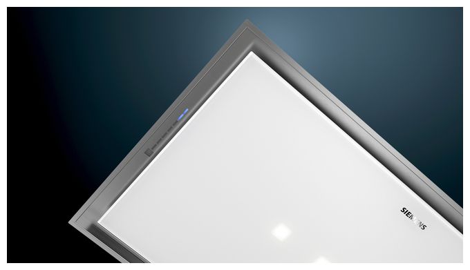 Abluft/Umluft Dunstabzugshaube/Esse Decke 90 cm (Schwarz, Weiß) iQ500 LR97CBS20 