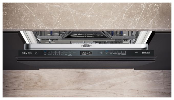 60 cm Geschirrspüler vollintegriert (ohne Front) Sehr leise 13 Maßgedecke aquaStop Funktion Wärmetauscher iQ500 SN65EX00BD 