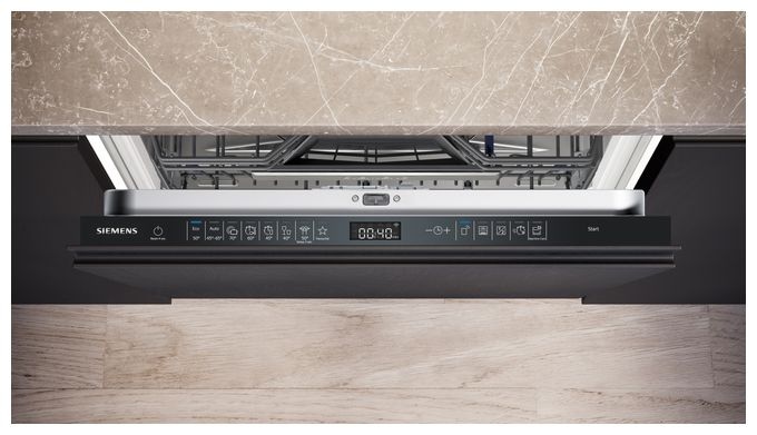 60 cm Geschirrspüler vollintegriert (ohne Front) Sehr leise 14 Maßgedecke aquaStop Funktion Wärmetauscher iQ500 SN65EX12CE 