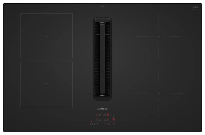Backofen-Set groß AutoClean activeClean mit autarkem 80 cm Induktions Kochfeld PQ51A8BMAT (HB279GBB3 + ED81ABS16E) 
