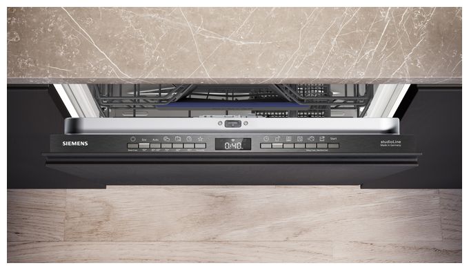 60 cm Geschirrspüler vollintegriert (ohne Front) sehr leise 13 Maßgedecke aquaStop Funktion Wärmetauscher iQ300 SN73E808BE 