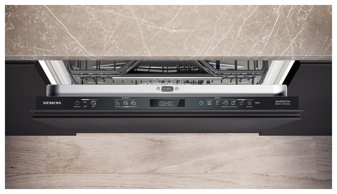 60 cm Geschirrspüler vollintegriert (ohne Front) sehr leise 14 Maßgedecke aquaStop Funktion SX95E805CE 