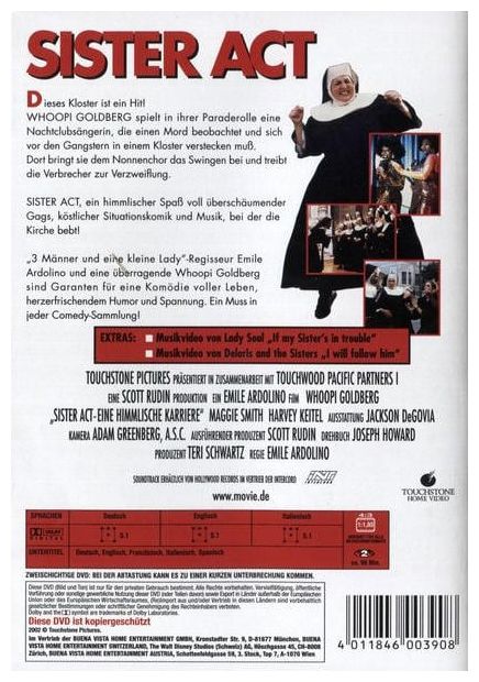Sister Act 1 - Eine himmlische Karriere (DVD) 