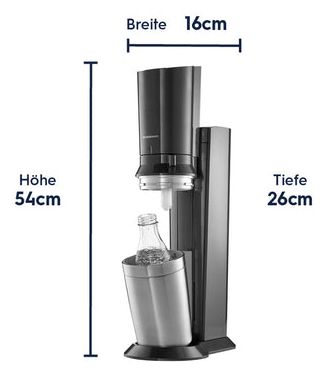 Wassersprudler  Crystal 3.0 (Schwarz) 