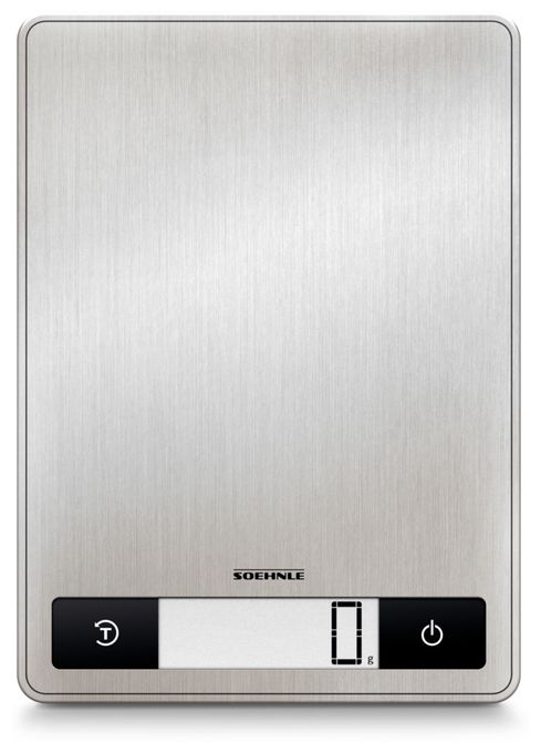Elektronische Küchenwaage bis 15 kg Genauigkeit 1 g  61509 Page Profi 200 (Edelstahl) 