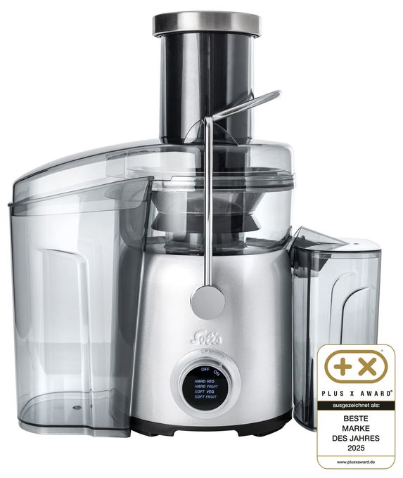 1200 W  8451 Juice Fountain Compact (Schwarz, Silber) 