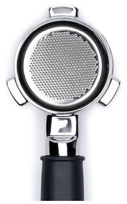Filtergriff  90730 Bodenloser Siebträger (Schwarz, Silber) 