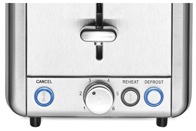 Toaster 925 W 2 Scheibe(n) 6 Stufen  920.12 Toaster Steel (Edelstahl) 