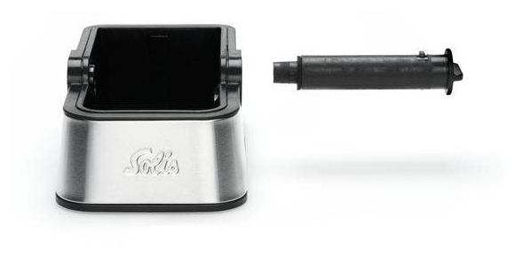 Kaffeesatzbehälter  97843 Perfetta Knock Box (Schwarz, Edelstahl) 