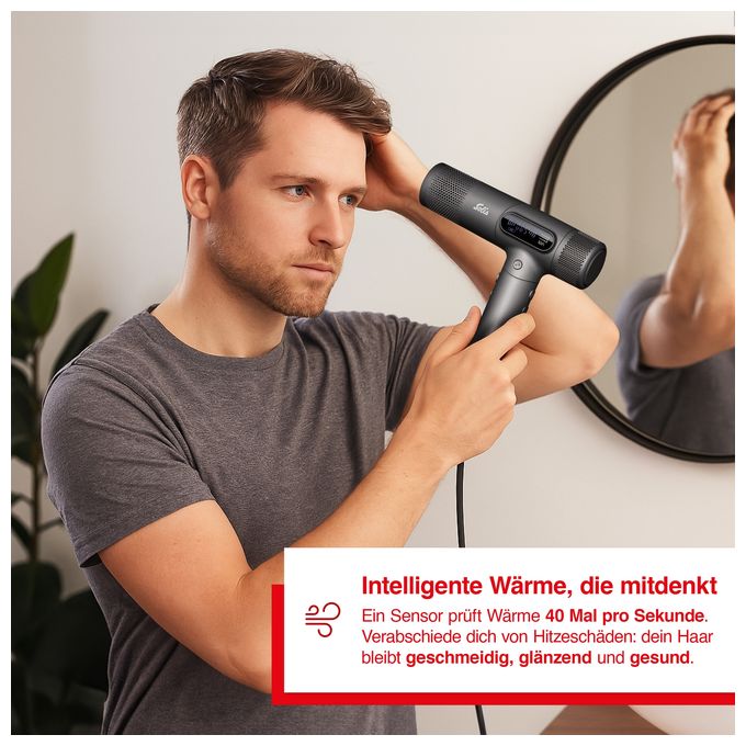 Haartrockner 1600 W  AirVolution 280 (Schwarz) 