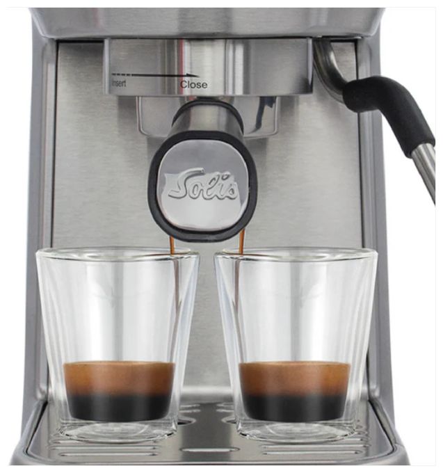 Siebträger Kaffeemaschine  Barista Perfetta Plus (Silber) 