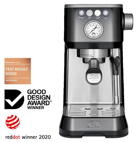 Siebträger Kaffeemaschine 15 bar 1700 W  Barista Perfetta Plus (Schwarz) 