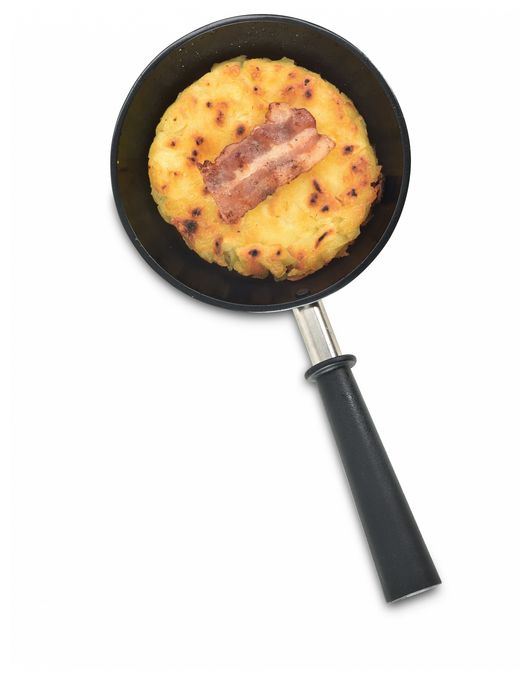  S0186 4-teiliges Wok Set für Tischgrills (Schwarz) 