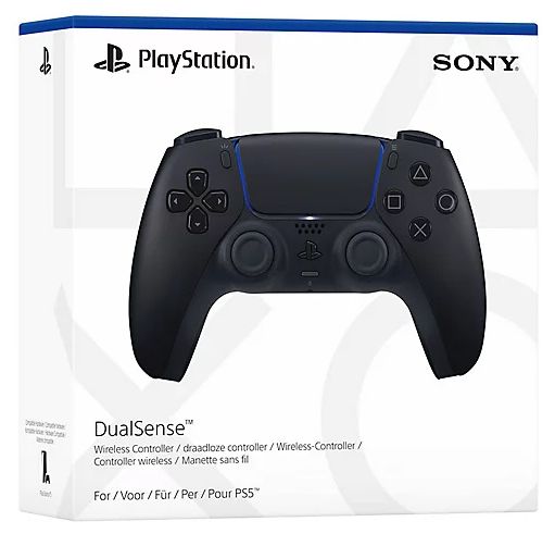 Digital Gamepad für PlayStation 5, PC  DualSense Wireless Controller (Schwarz) 