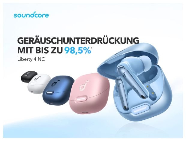 In-Ear Bluetooth Kopfhörer kabellos 10 h Laufzeit IPX4  Liberty 4 NC (Weiß) 