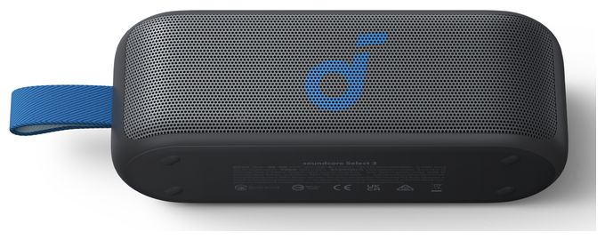 16 W Bluetooth Lautsprecher IPX7 Laufzeit bis 20 h  Select 3 (Grau, Blau) 
