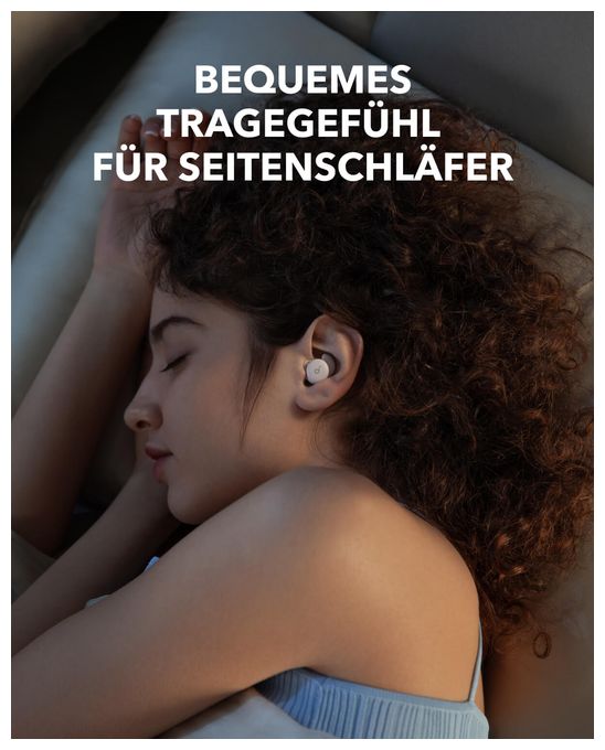In-Ear Bluetooth Kopfhörer kabellos 10 h Laufzeit IPX4  Sleep A20 (Weiß) 