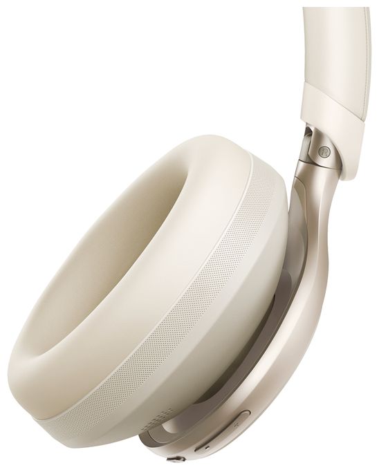 Ohraufliegender Bluetooth Kopfhörer kabelgebunden&kabellos  Space One (Cremefarben) 