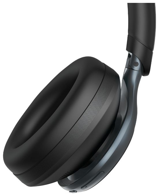 Ohraufliegender Bluetooth Kopfhörer kabelgebunden&kabellos  Space One (Schwarz) 