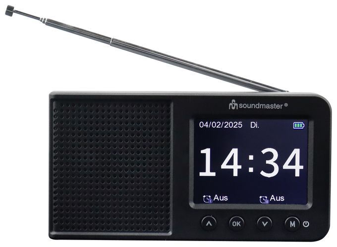 Bluetooth DAB+, FM Radio Tragbar  DAB175SW (Schwarz) 