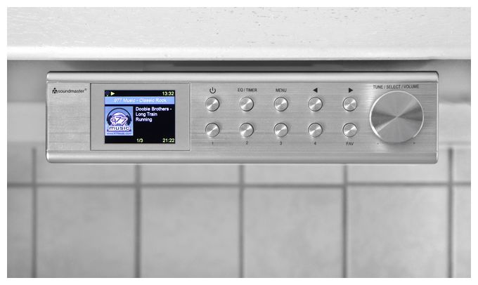 DAB+, FM, UKW Radio Internet  IR1500SI (Silber) 