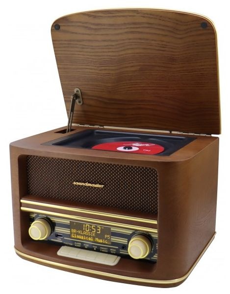Bluetooth DAB+, FM Radio Tragbar  NR961 (Holz) 