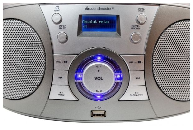 Bluetooth DAB+, FM Radio Persönlich  SCD1800TI (Silber) 