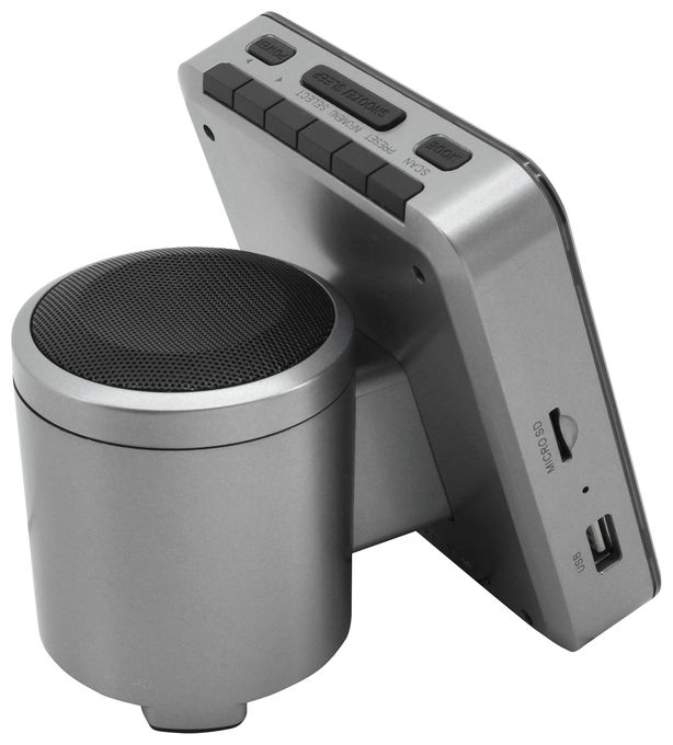 DAB+, FM, UKW Radio Uhr  UR260SI (Schwarz) 