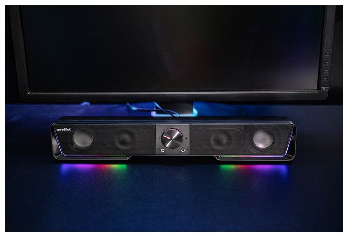 Soundbar 6 W  Gravity RGB (Schwarz) 