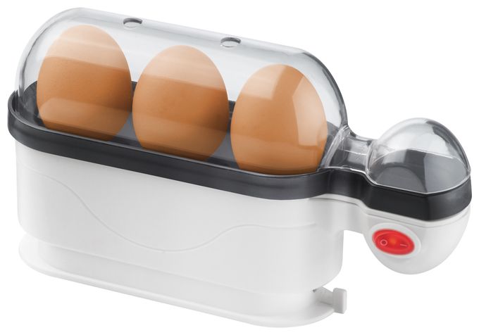 Eierkocher für 3 Eier  EK4 (Schwarz, Weiß) 