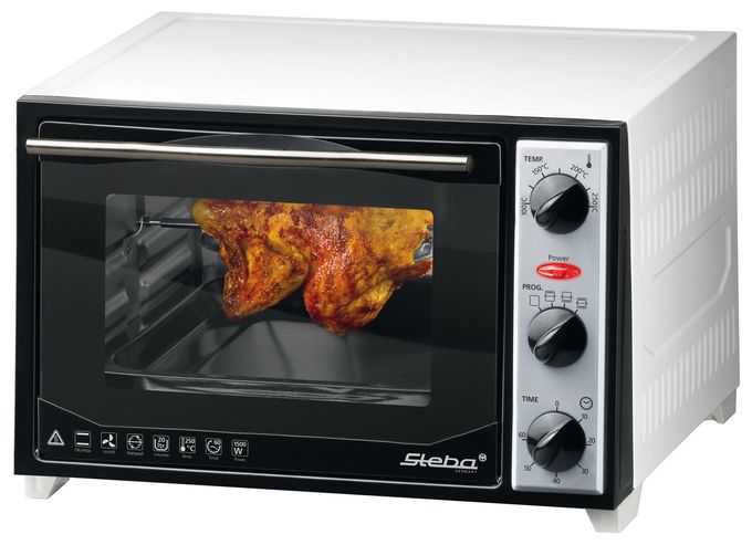 KB27 U2 Kompaktbackofen  mit Drehspieß 1500W 20l 100-250°C 