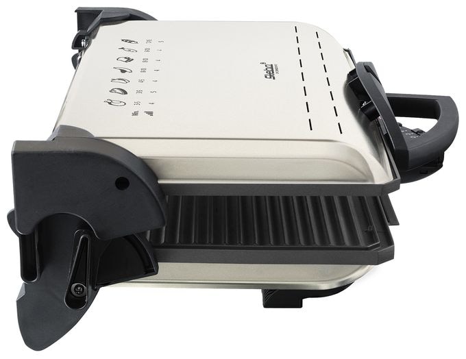 2000 W mit 370 x 230 mm Fläche  PG 4.4 Kontaktgrill (Schwarz, Champagner) 