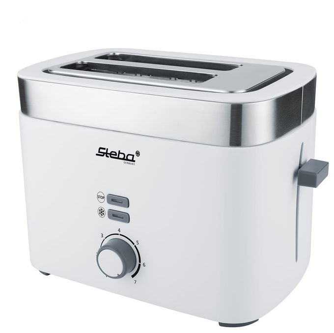 Toaster 930 W 2 Scheibe(n) 7 Stufen  TO10 (Silber, Weiß) 