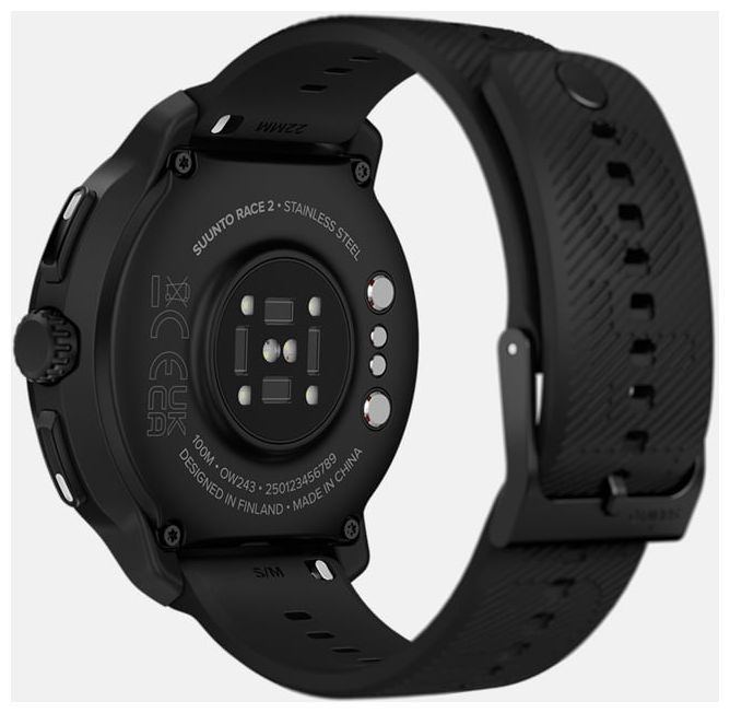 Digital 49 mm Smartwatch Rund 65 h  Race 2 (Schwarz) 