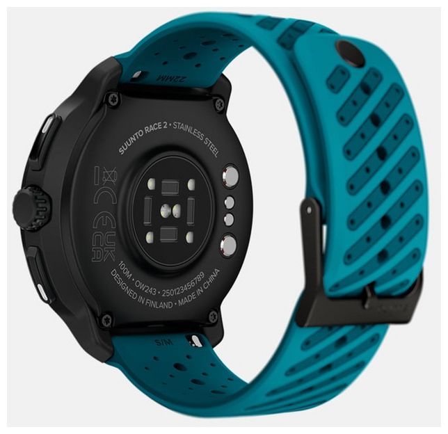 Digital 49 mm Smartwatch Rund 65 h  Race 2 (Schwarz) 