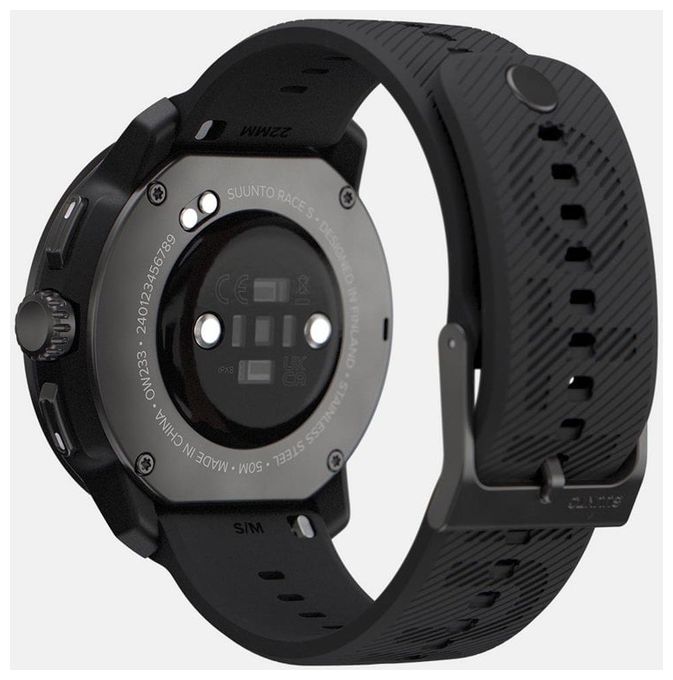 Digital 45 mm Smartwatch Rund  Race S (Schwarz) 